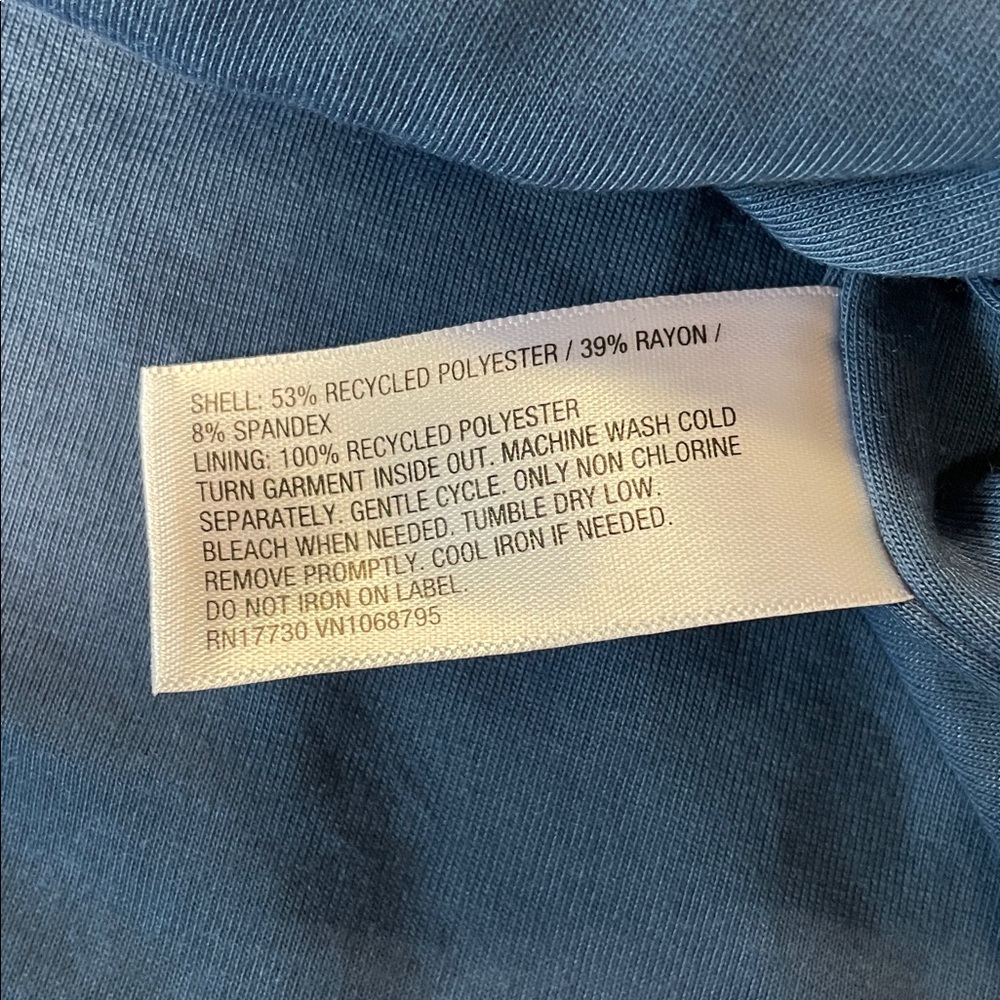a new day Cashmere Like Soft Beautiful Blue Blazer Vest  Tank Var Sizes | NWT - Picture 5 of 6